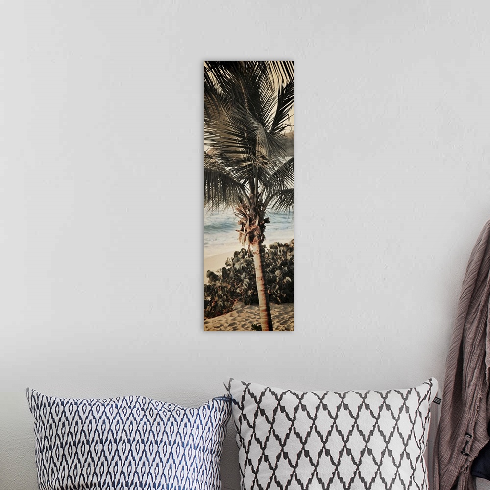 A bohemian room featuring Sunset Palms I