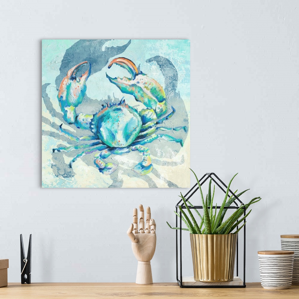 A bohemian room featuring Surf Side Crab