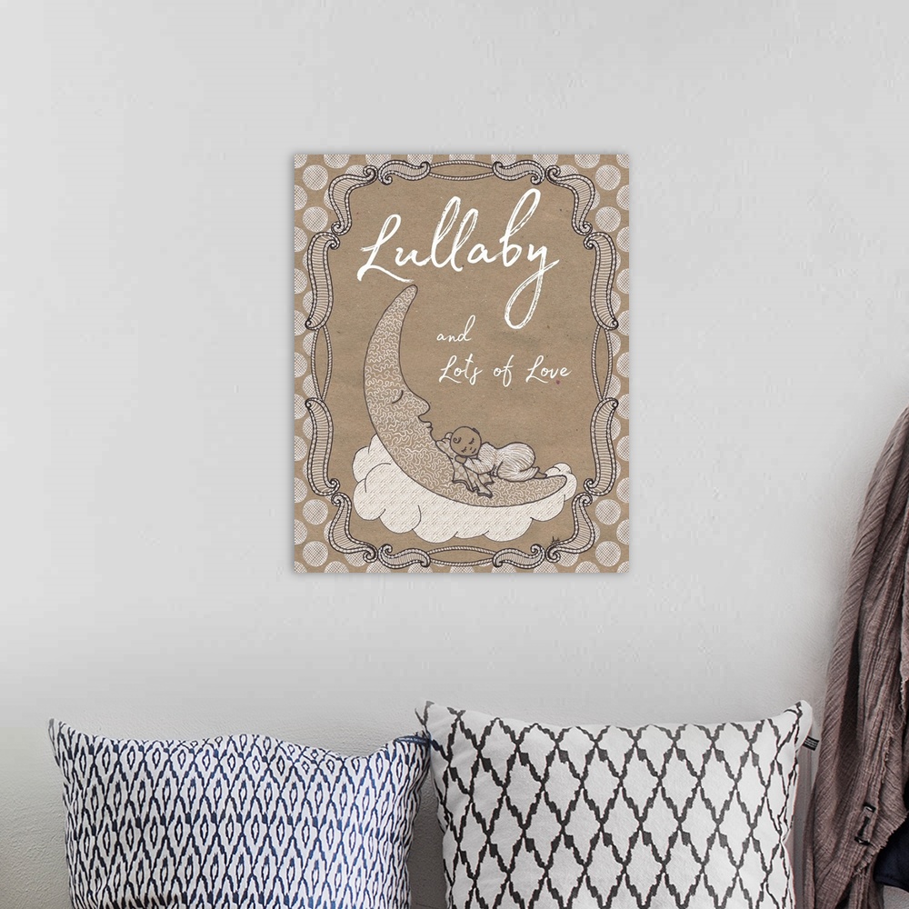 A bohemian room featuring Sweet Lullaby I