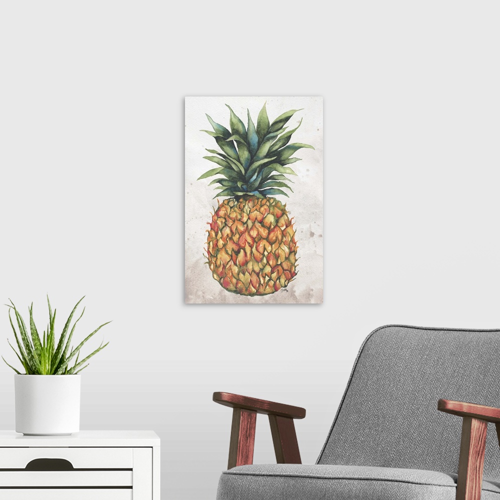 A modern room featuring Tropic Pineapple