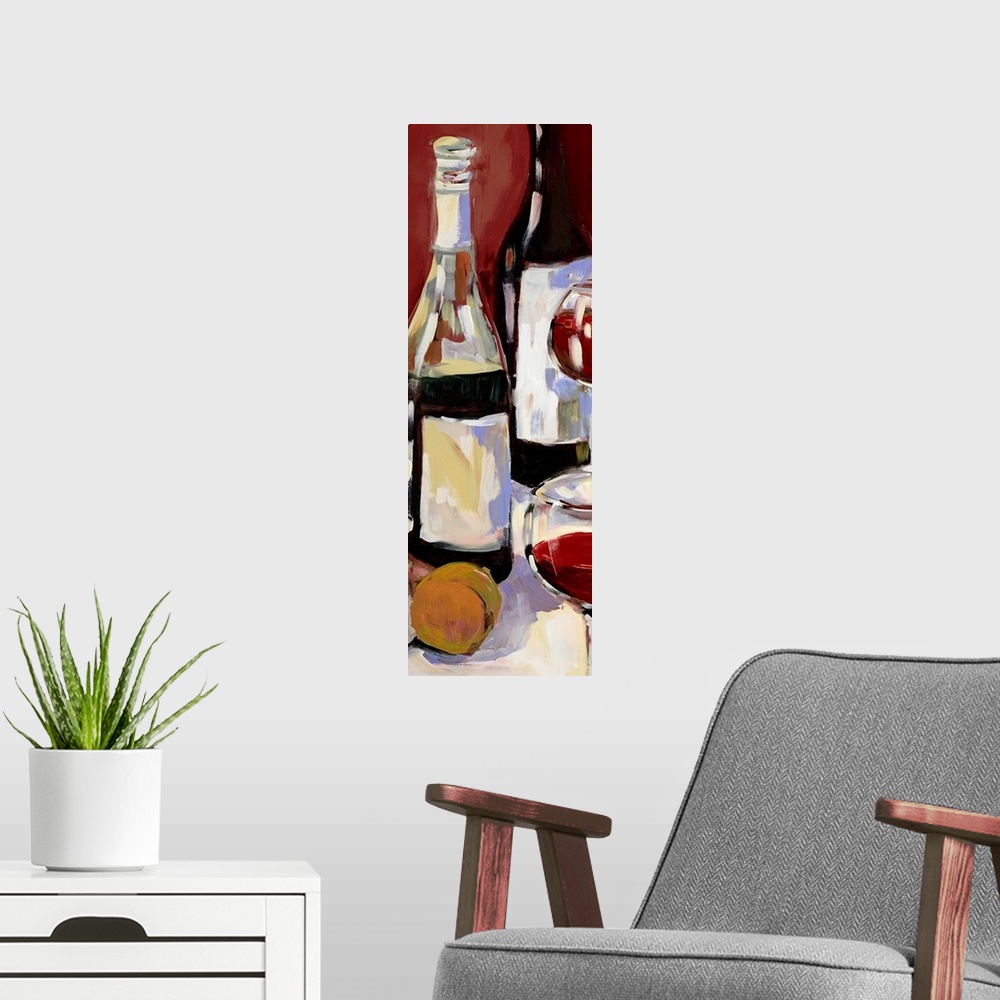 A modern room featuring Wine and Dine I