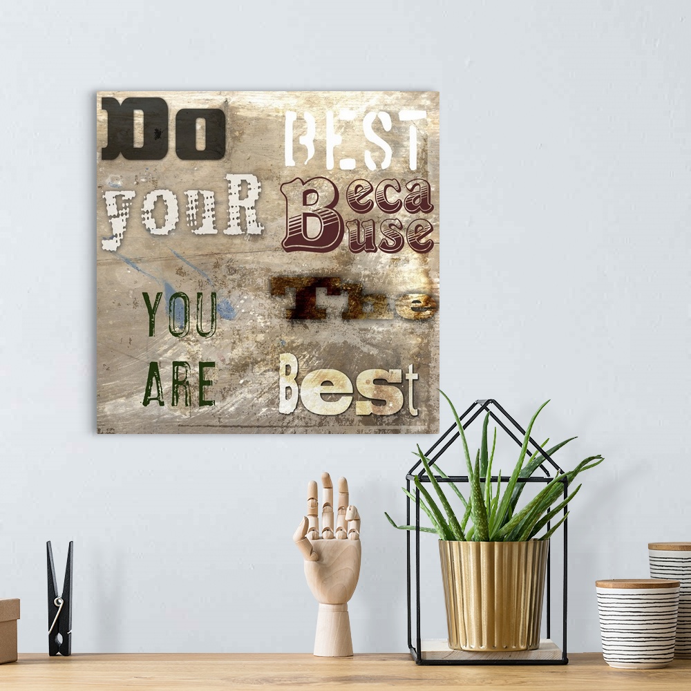 A bohemian room featuring Do Your Best