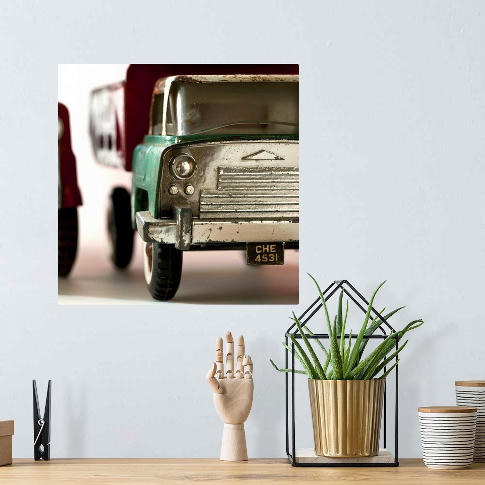 A bohemian room featuring Green Truck