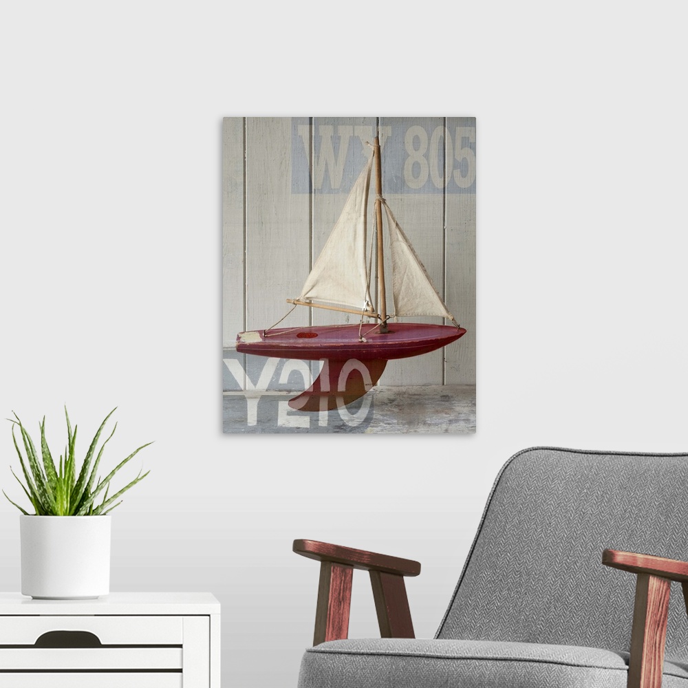 A modern room featuring Sailboat II