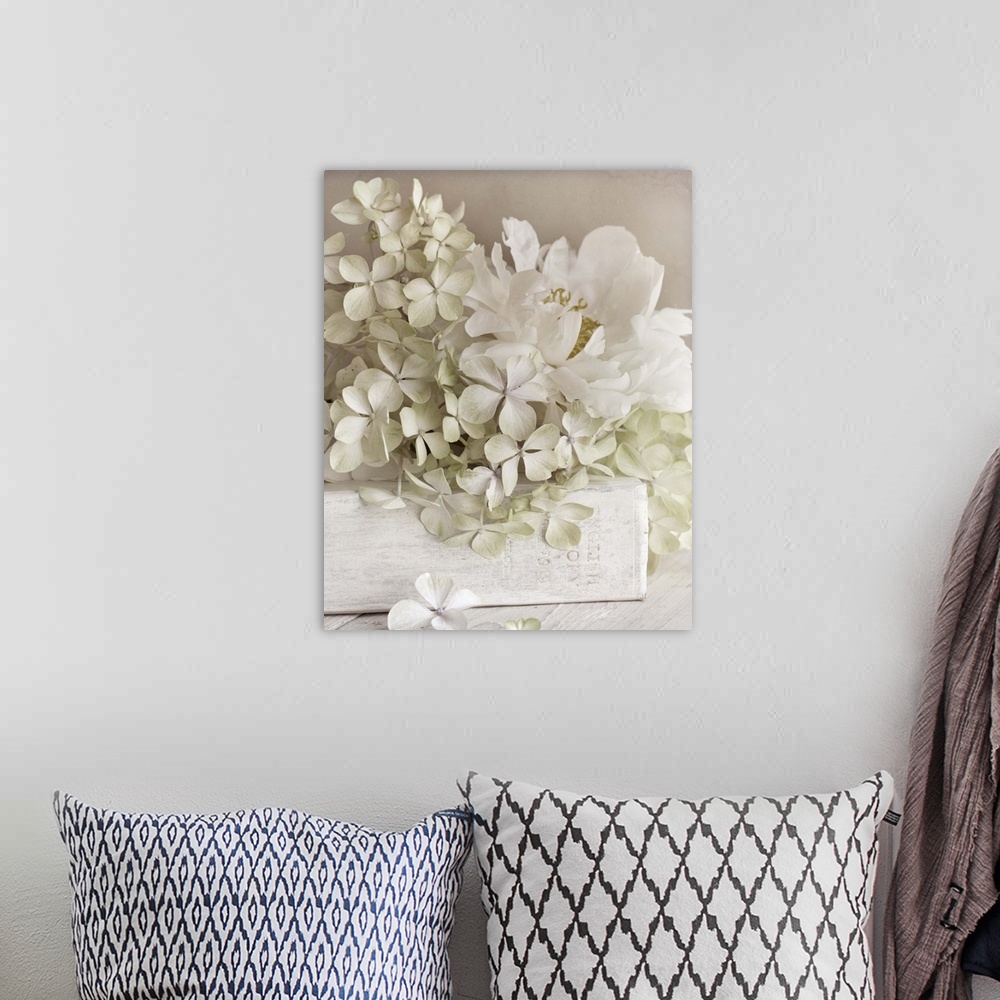 A bohemian room featuring White Flowers II