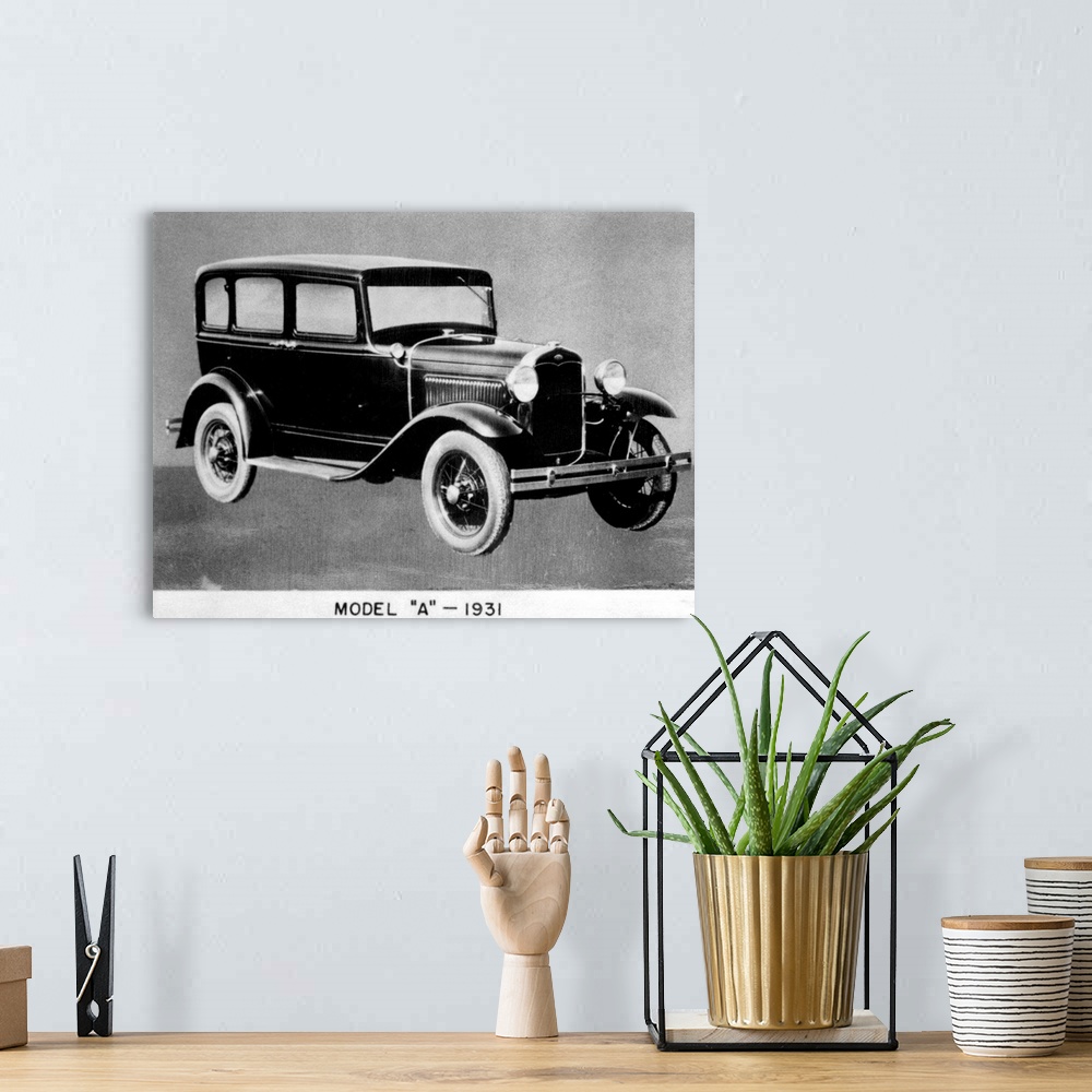 A bohemian room featuring AUTOMOBILE: MODEL A FORD, 1931.