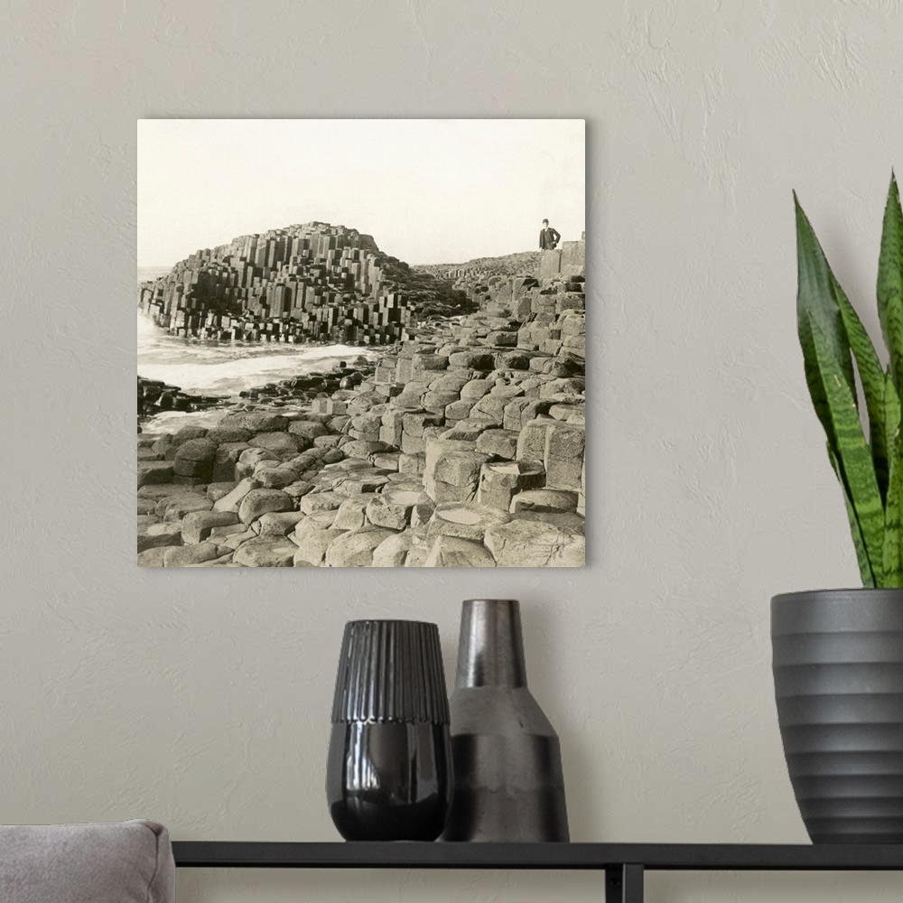 A modern room featuring Ireland, Giant's Causeway. View Of the Giant's Causeway, County Antrim, Northern Ireland. Photogr...