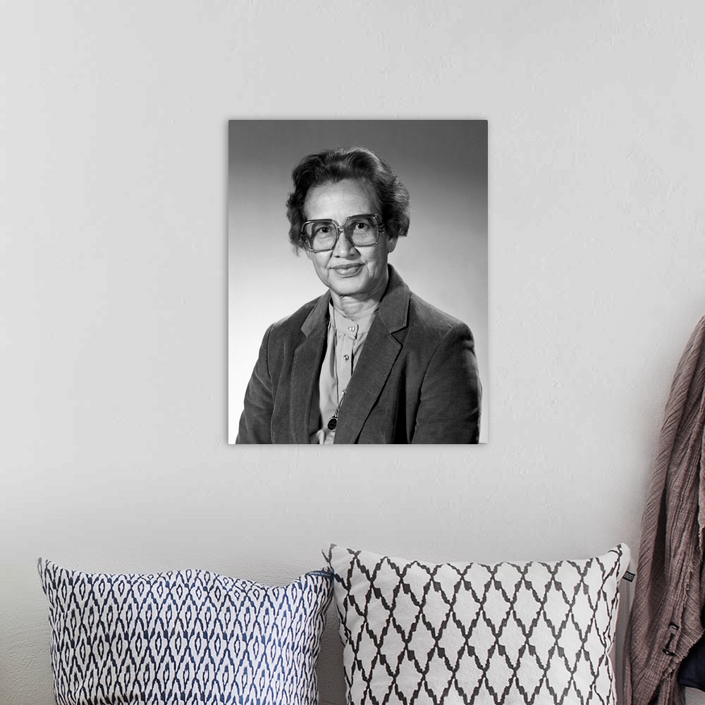 A bohemian room featuring KATHERINE JOHNSON (1918-2020). African American educator, mathematician, NASA physicist and contr...