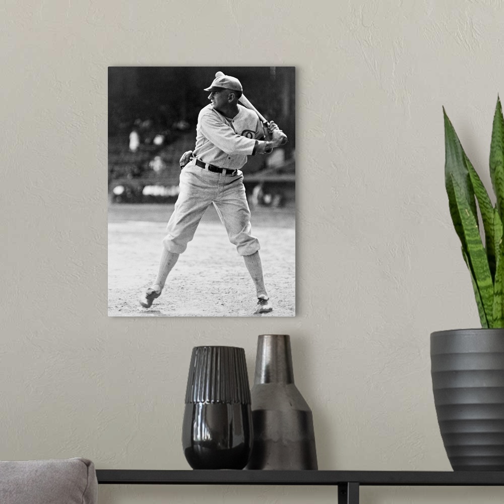 A modern room featuring Joseph Jefferson Jackson. American baseball player. Photographed c1920.