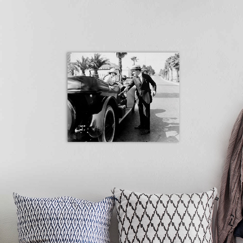A bohemian room featuring Silent Film: Automobiles