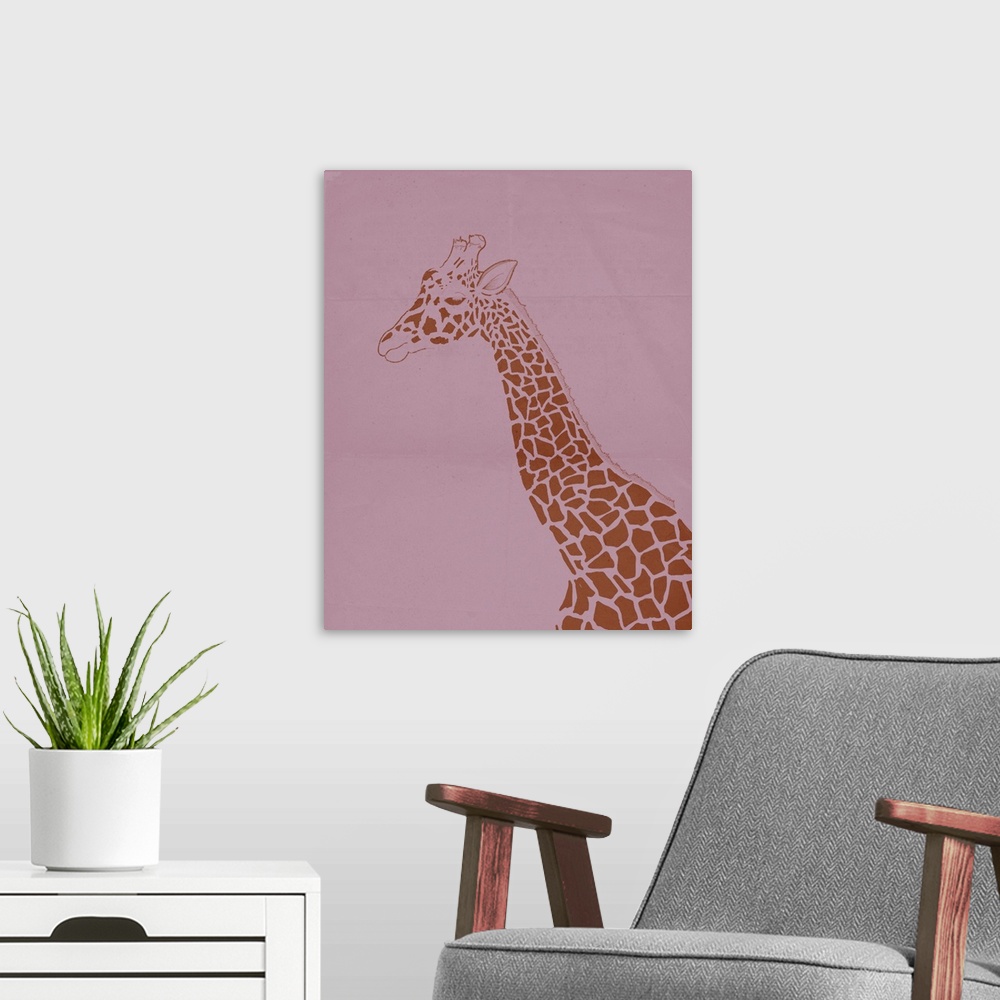 A modern room featuring Giraffe I