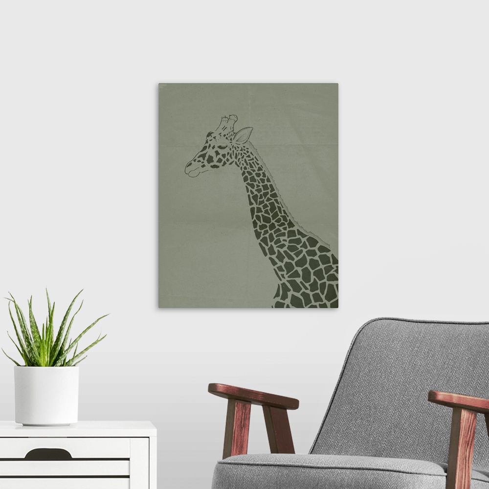 A modern room featuring Giraffe II