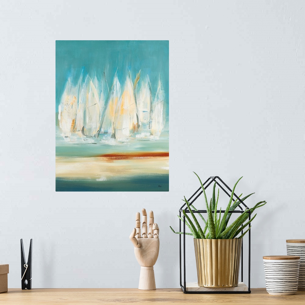 A bohemian room featuring A Day to Sail I
