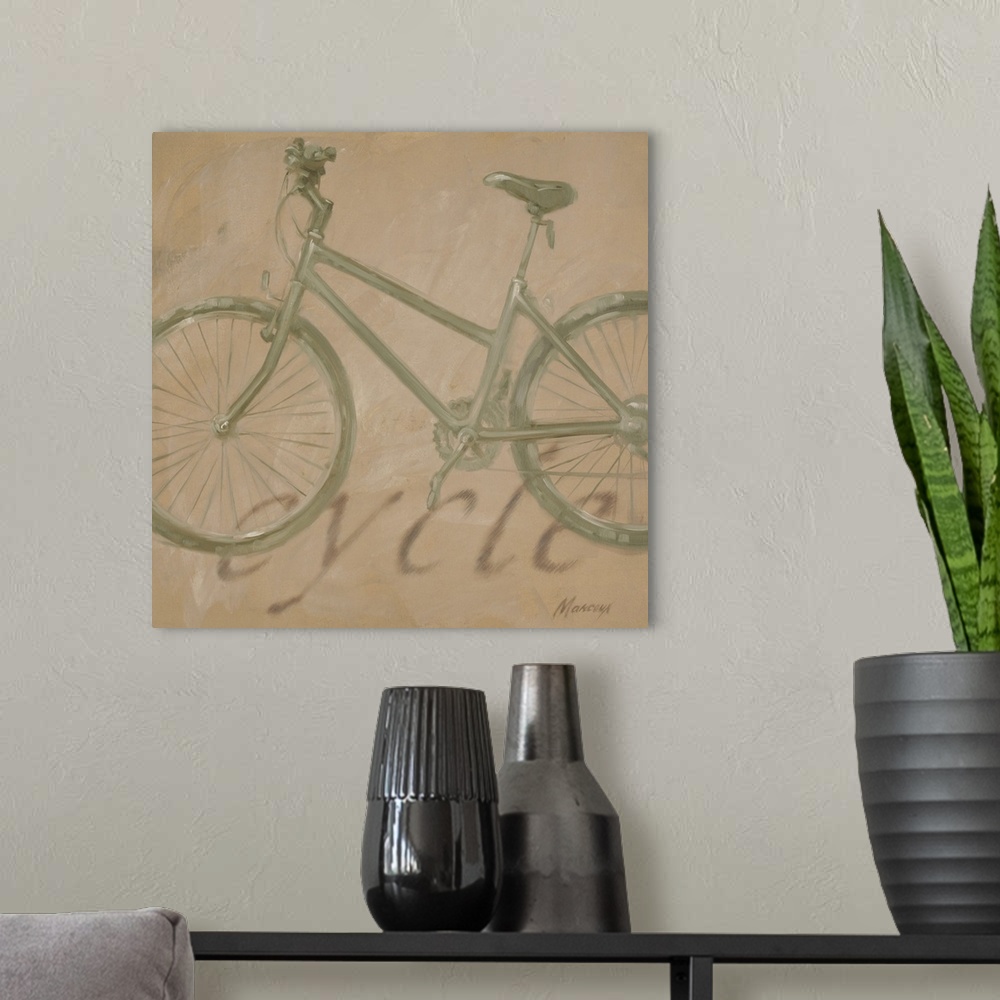 A modern room featuring Cycle