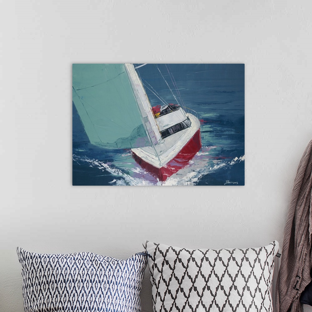 A bohemian room featuring Day Sailing
