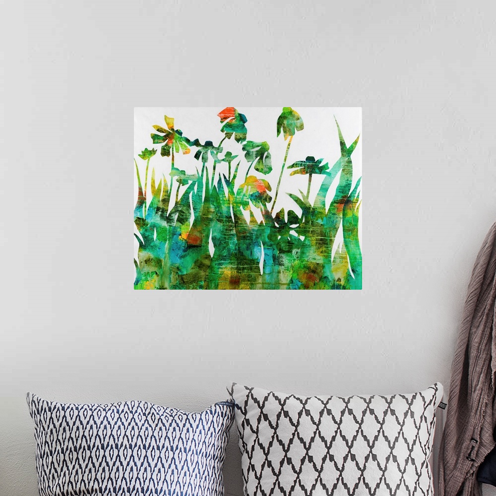 A bohemian room featuring Field Of Color II