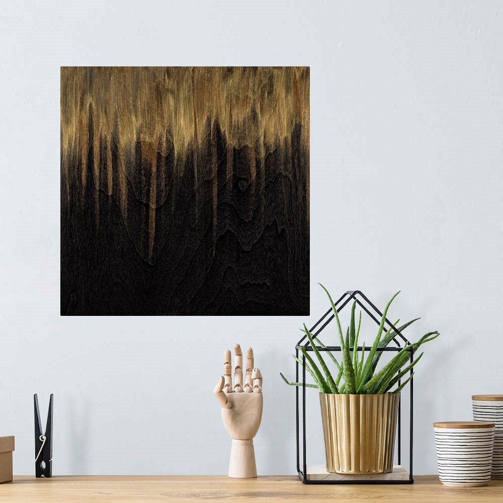 A bohemian room featuring Gold Untitled