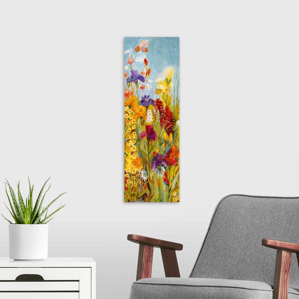 A modern room featuring Floral and Still Life