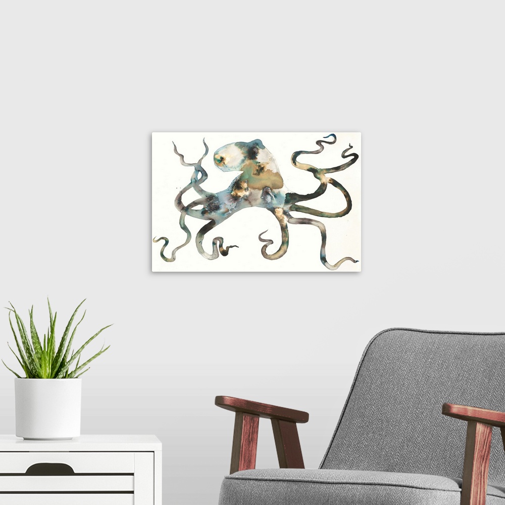 A modern room featuring Octo