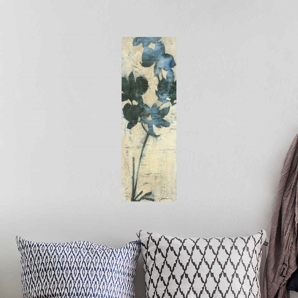 A bohemian room featuring Orchid Silhouette II