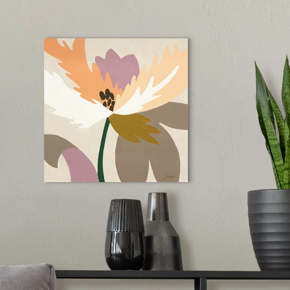 A modern room featuring Paper Tulip