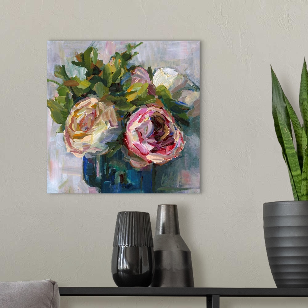 A modern room featuring Peony Trio