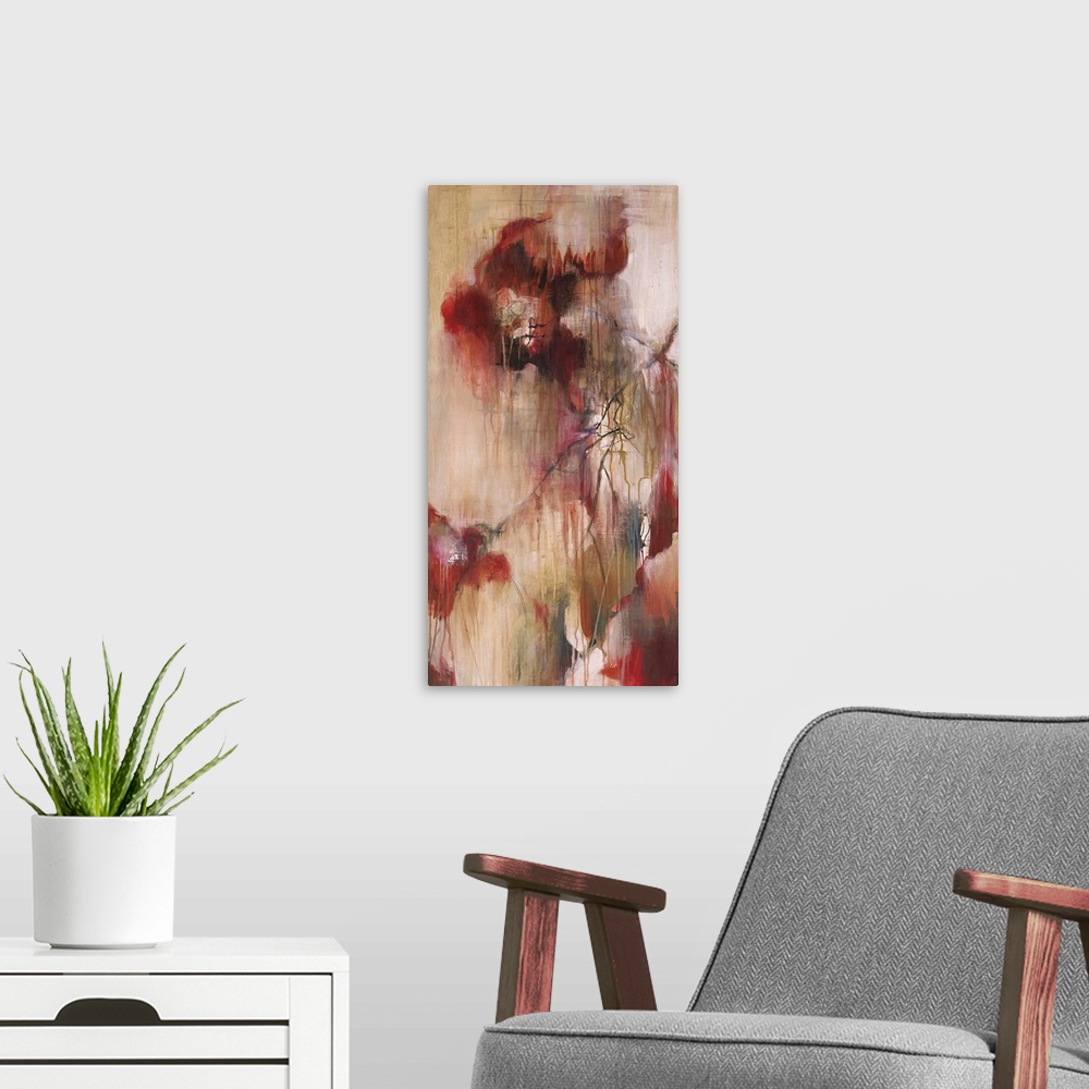 A modern room featuring Abstract