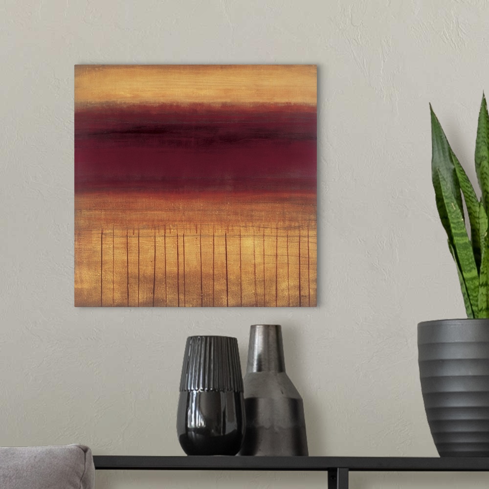 A modern room featuring Velvet Sunset