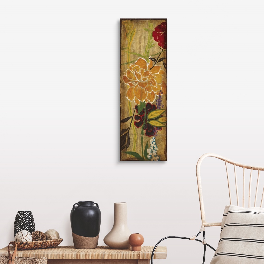 A farmhouse room featuring Floral and Still Life