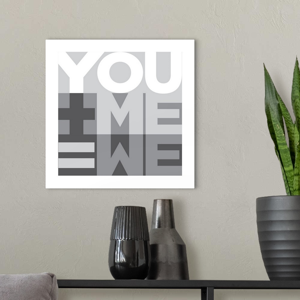 A modern room featuring You Me We 1