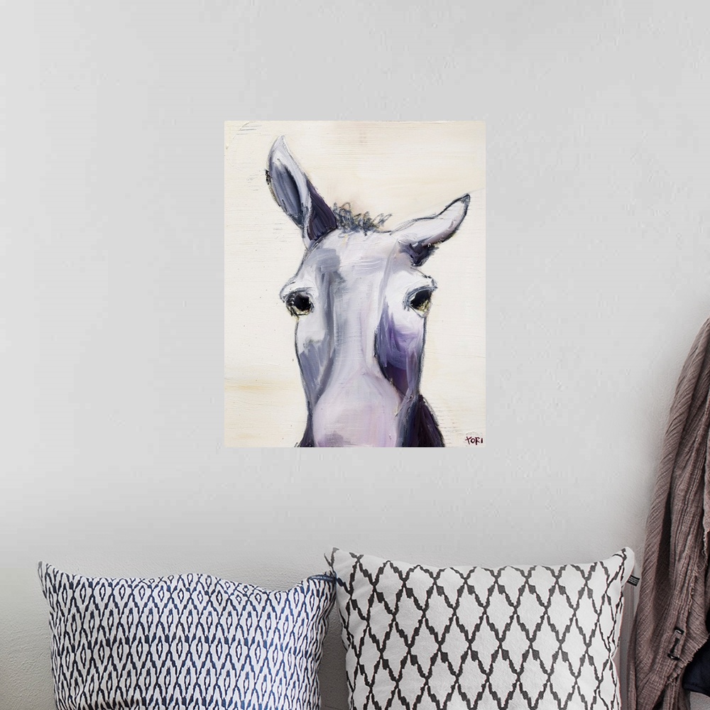 A bohemian room featuring Donkey
