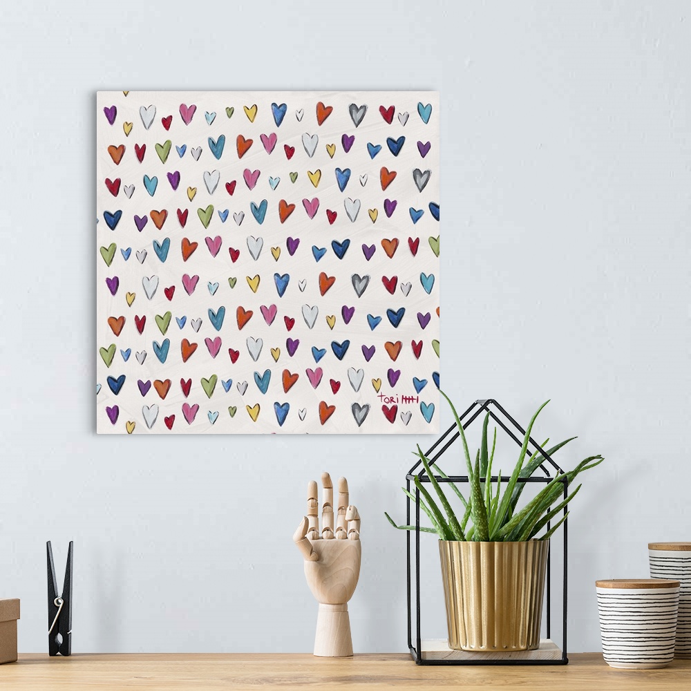 A bohemian room featuring Heart Lineup