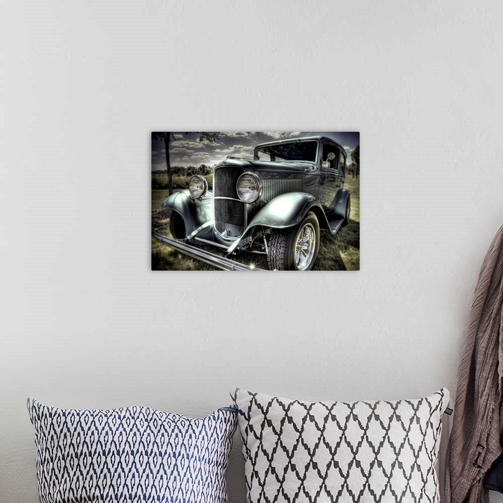 A bohemian room featuring Custom car in the countryside