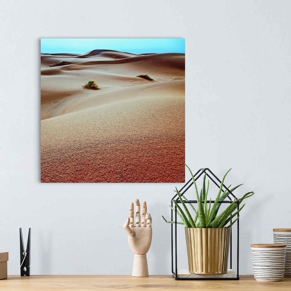 A bohemian room featuring Sahara Desert Sand Dunes