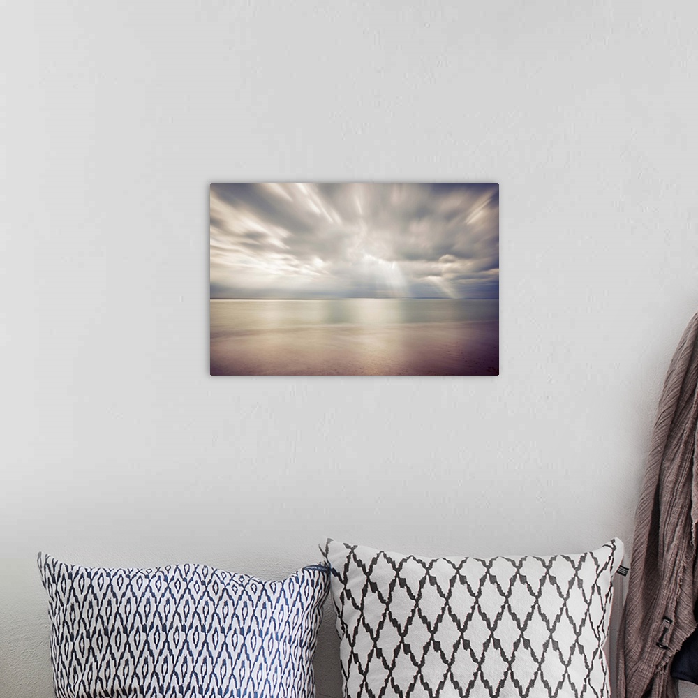 A bohemian room featuring Rays of light at Hengistbury Head long exposure seascape