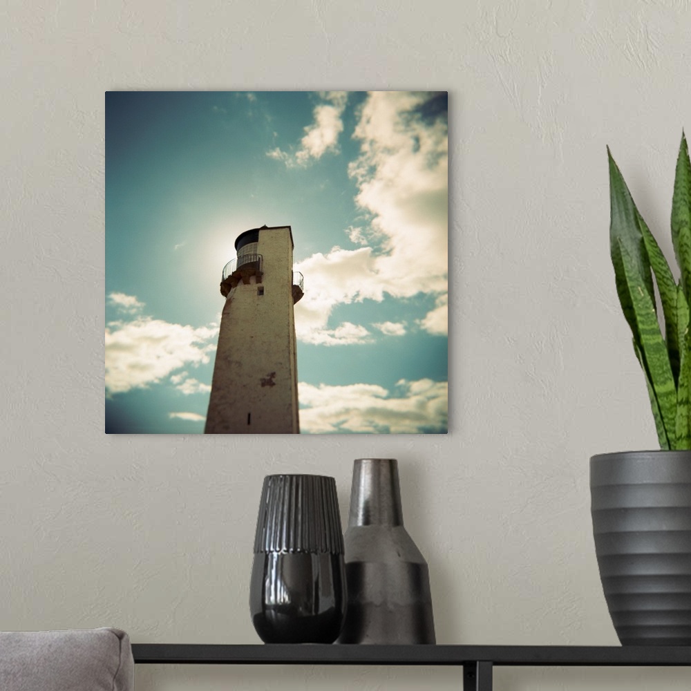 A modern room featuring Southerness Lighthouse, Dumfries and Galloway, Scotland, UK