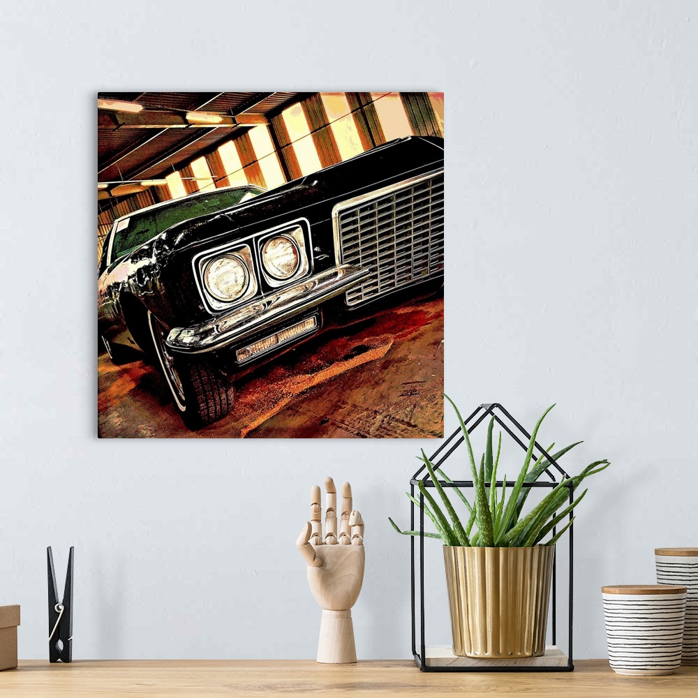 A bohemian room featuring Old retro vehicles in USA