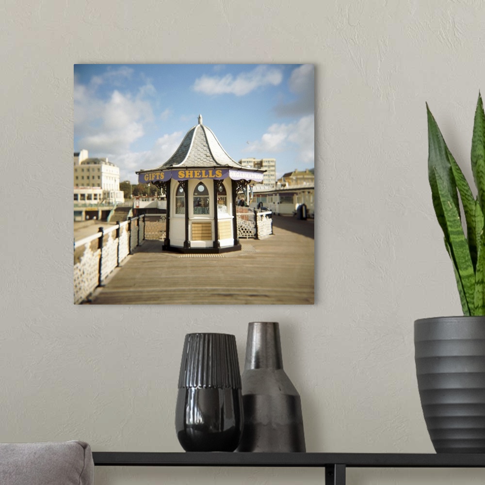 A modern room featuring Gift hut, Brighton Palace Pier, Brighton, West Sussex