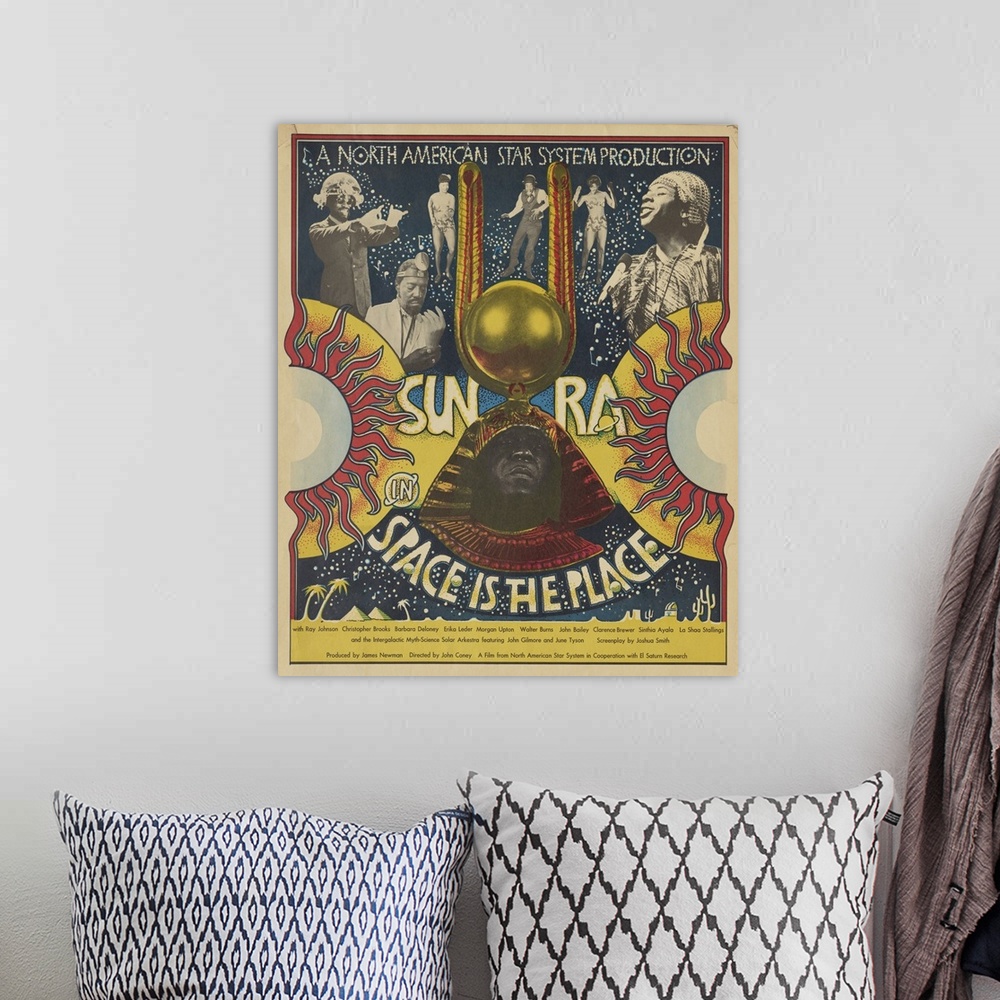 A bohemian room featuring Sun Ra