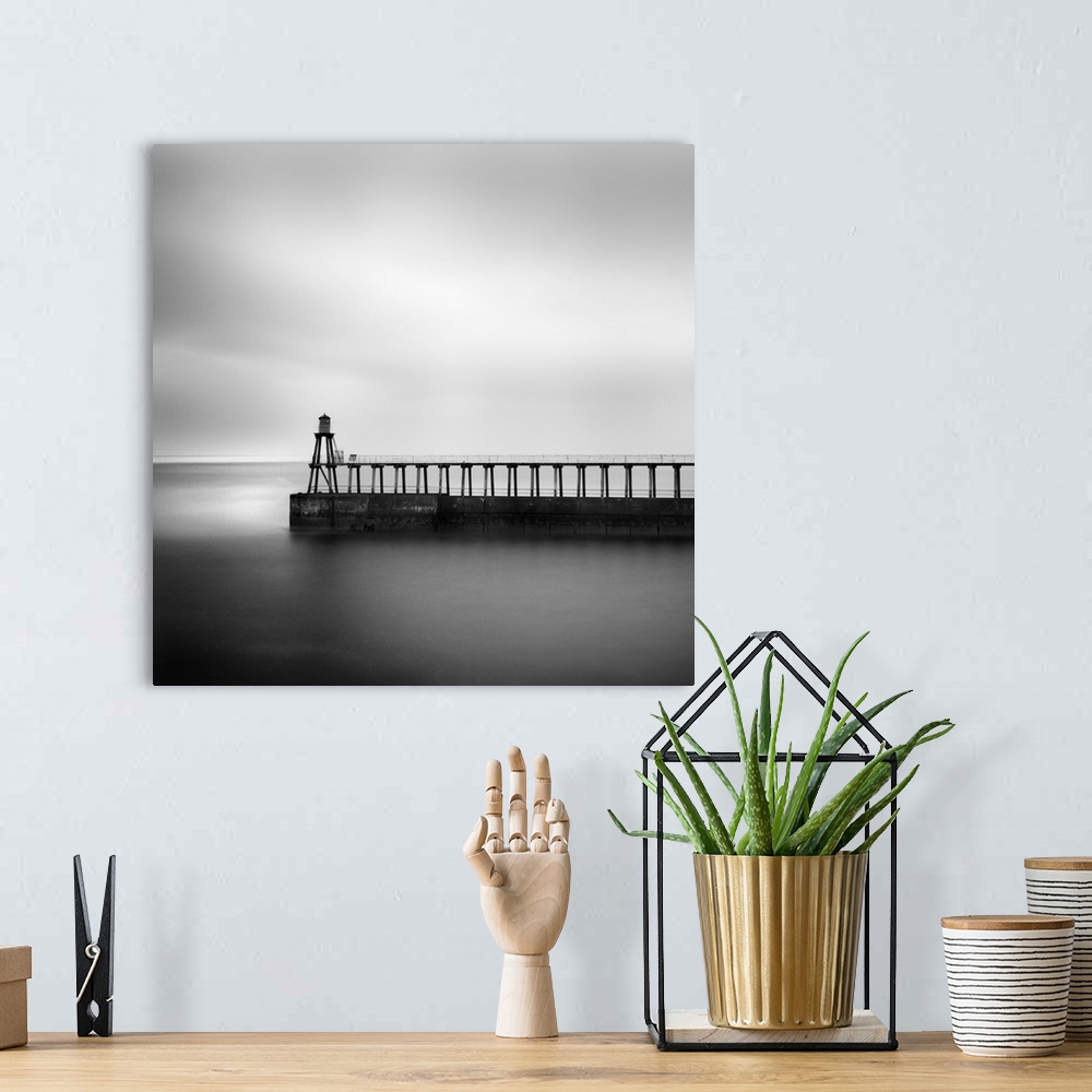 A bohemian room featuring Whitby pier, North Yorkshire
