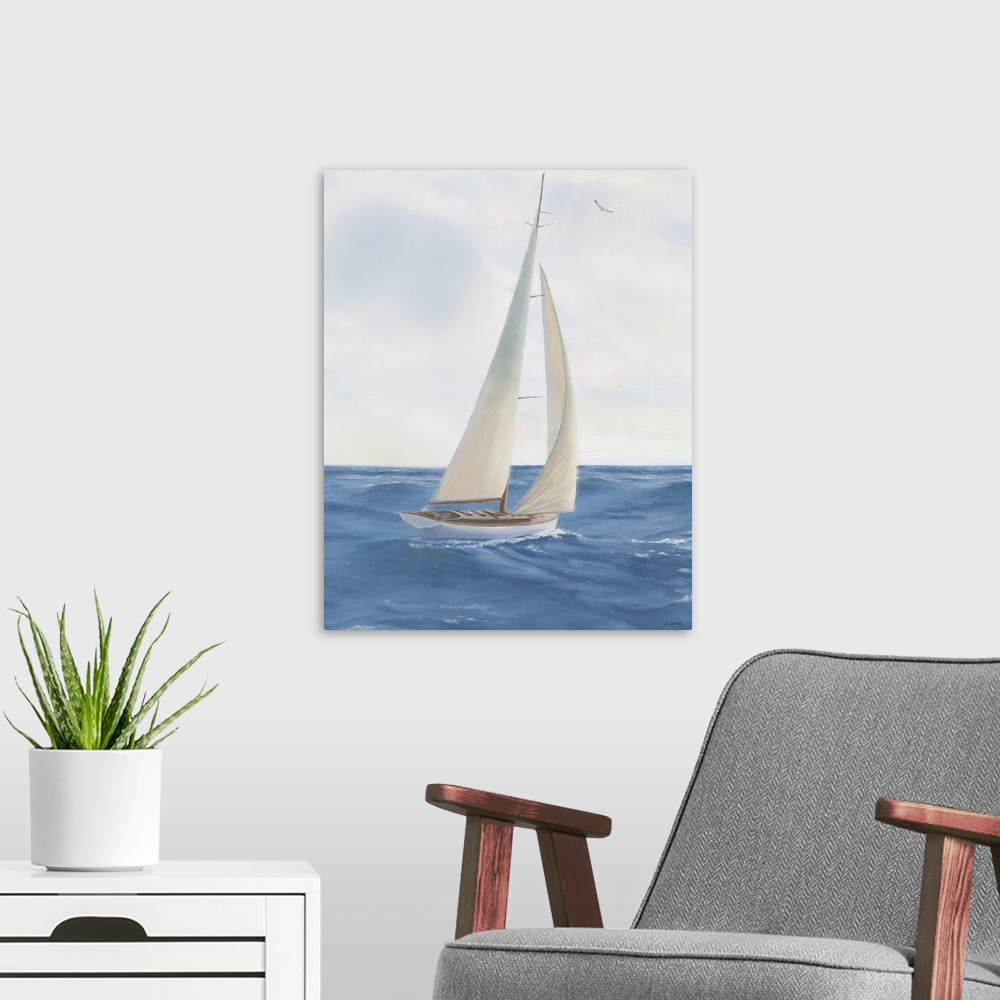 A modern room featuring A Day at Sea I