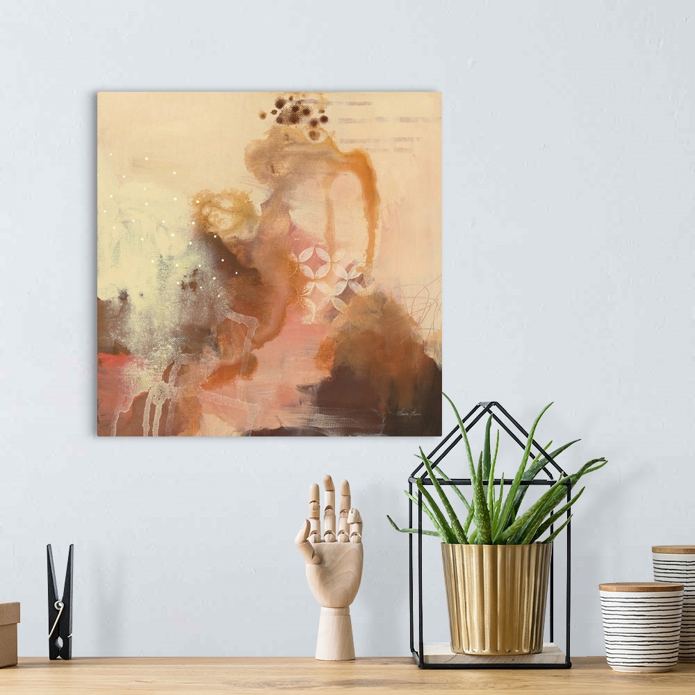 A bohemian room featuring Abstract Layers II