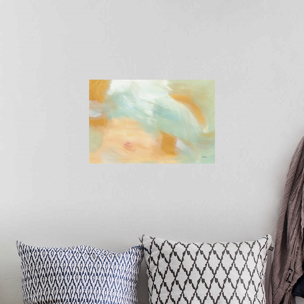 A bohemian room featuring Abstract Sunrise