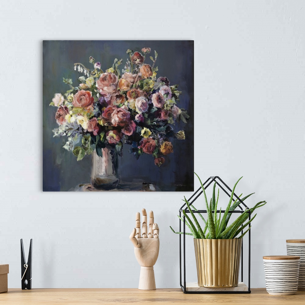 A bohemian room featuring Abundant Bouquet Dark
