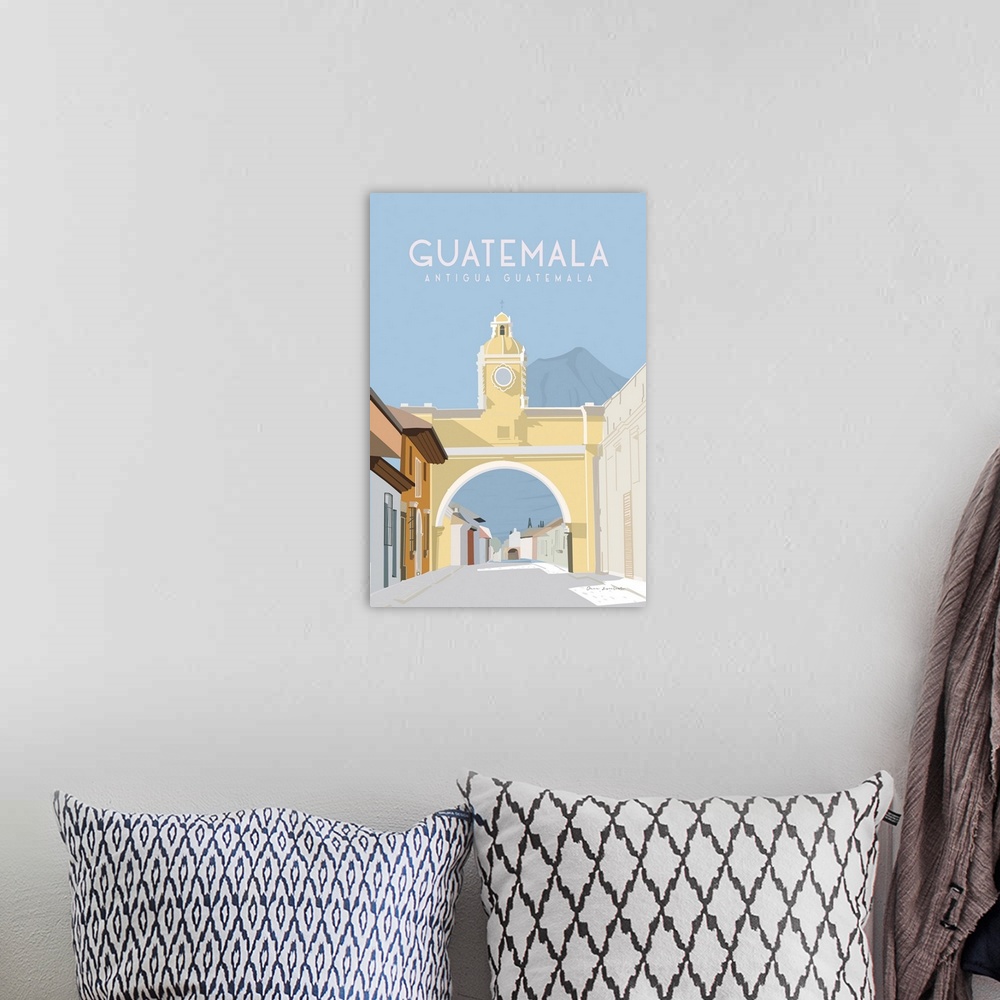 A bohemian room featuring Antigua Guatemala