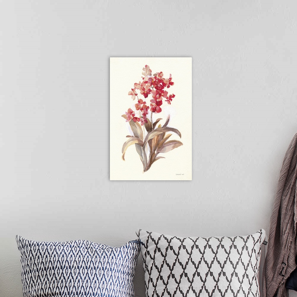 A bohemian room featuring Autumn Orchid I
