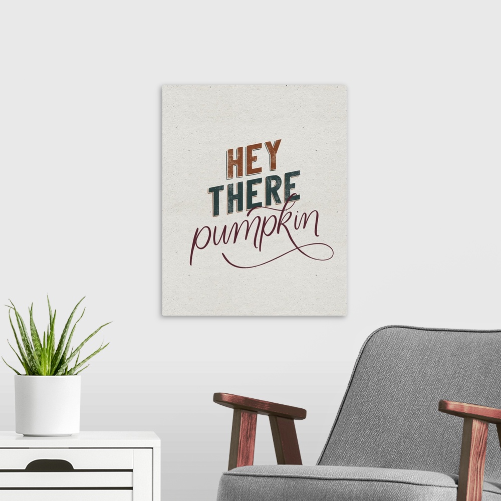 A modern room featuring Autumn Sayings II