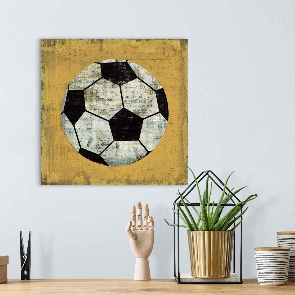 A bohemian room featuring Ball IV Yellow