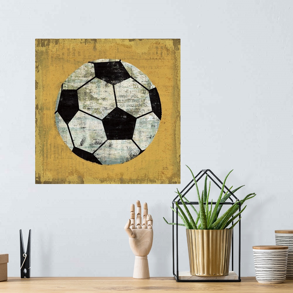 A bohemian room featuring Ball IV Yellow