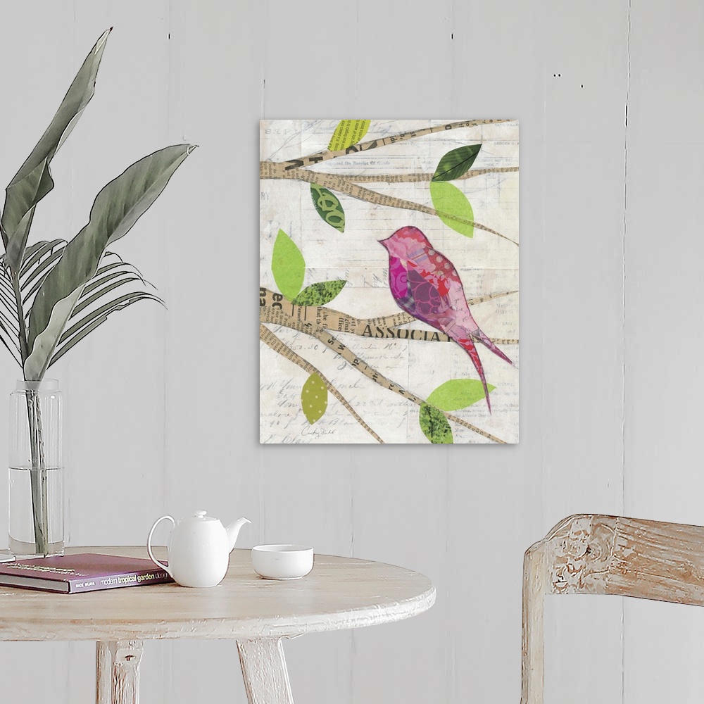 A farmhouse room featuring Birds in Spring IV